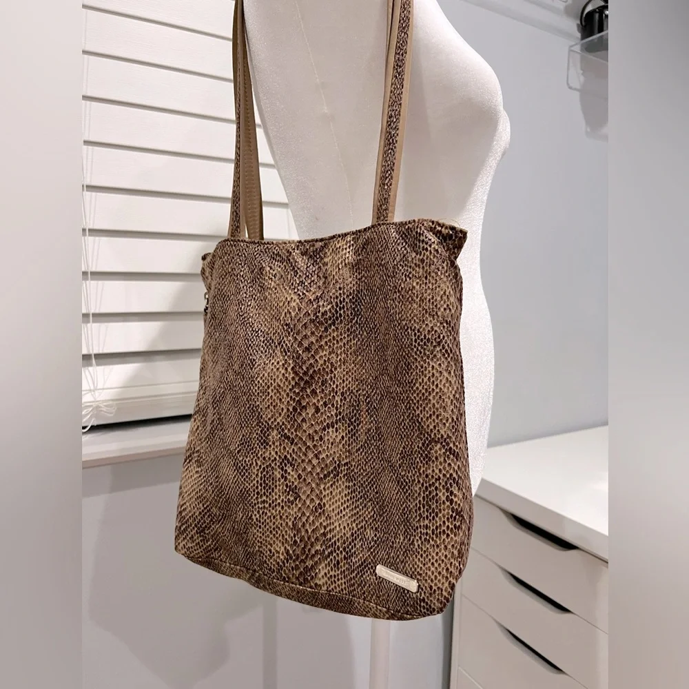 Nine West Vintage Y2K‎ Animal Print Tote with Small Wallet